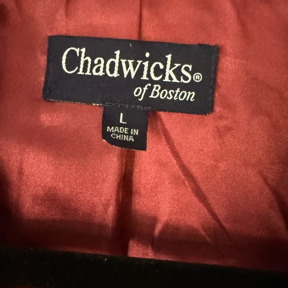 Chadwicks Women's Red Suede Utility Jacket - Picture 2 of 4